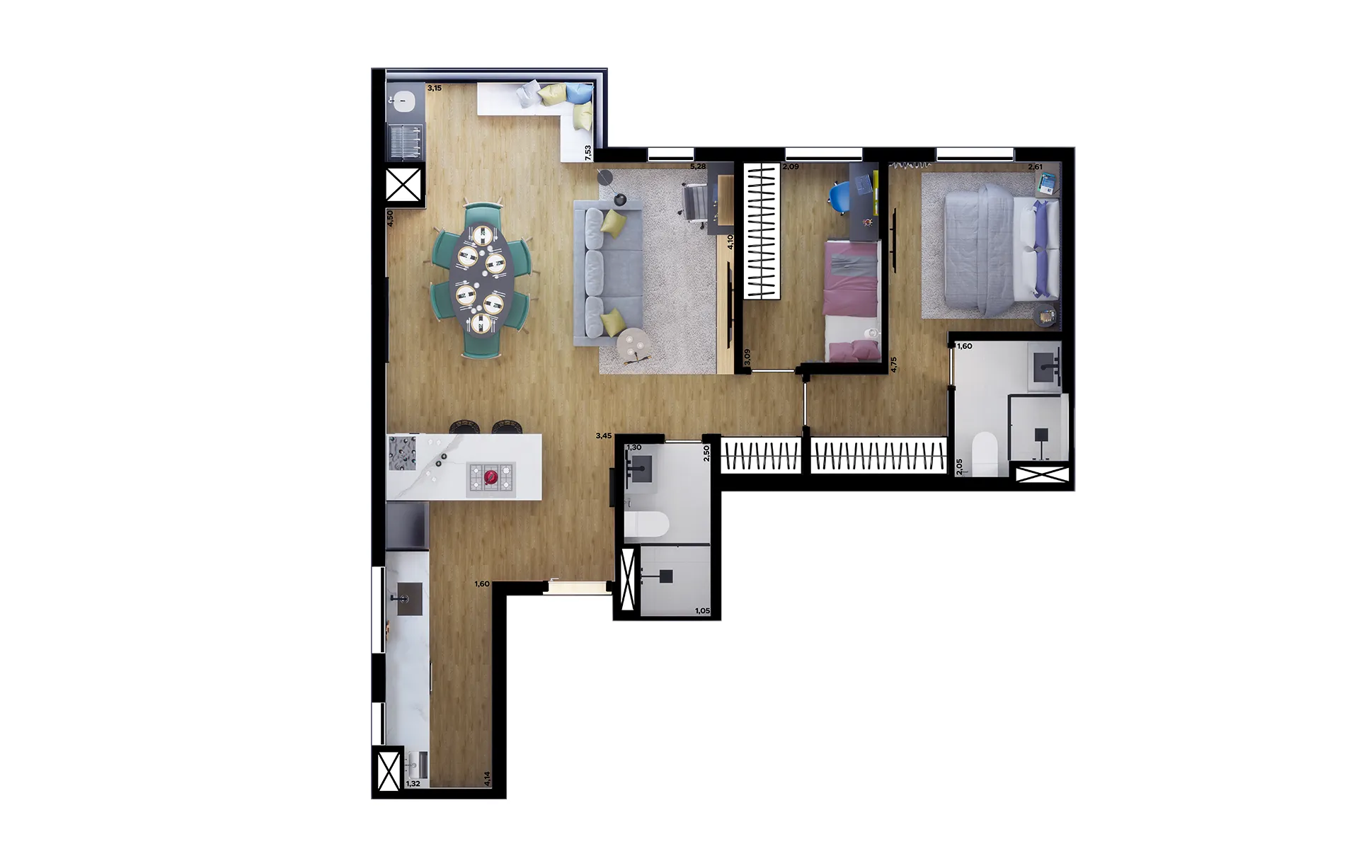 Planta-72m²-Sala-Ampliada